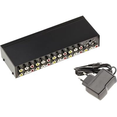 KALEA-INFORMATIQUE Video Audio Splitter Type Splitter Die hetzelfde dupliceert 1 bron in ingang naar 8 gelijktijdige uitgangen KALEA-INFORMATIQUE Video Audio Splitter Type Splitter Die hetzelfde dupliceert 1 bron in ingang naar 8 gelijktijdige uitgangen