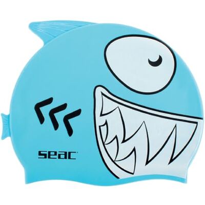 SEAC Haai Fancy Pet van siliconen voor kinderen, jongeren, uniseks, lichtblauw, één maat SEAC Haai Fancy Pet van siliconen voor kinderen, jongeren, uniseks, lichtblauw, één maat