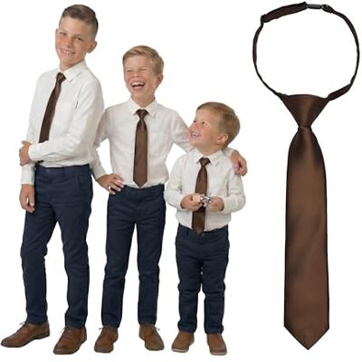 DonDon Stropdas voor kinderen, jongens, voorgebonden en verstelbaar, met clip, 3 lengtes, peuters, kinderen en jongeren, voor bruiloften, doopfeesten, eerste schooldag en communie 38 cm 135 - 150 cm de taille (9 - 12 ans) DonDon Stropdas voor kinderen, jongens, voorgebonden en verstelbaar, met clip, 3 lengtes, peuters, kinderen en jongeren, voor bruiloften, doopfeesten, eerste schooldag en communie 38 cm 135 - 150 cm de taille (9 - 12 ans)