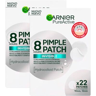 Garnier Pure Active Pimple onzichtbare patch 8 uur 44 puistjes Vermindert de zichtbaarheid van de knop, absorbeert overtollig ultradun en onzichtbaar talg op de huid in twee maten Garnier Pure Active Pimple onzichtbare patch 8 uur 44 puistjes Vermindert de zichtbaarheid van de knop, absorbeert overtollig ultradun en onzichtbaar talg op de huid in twee maten