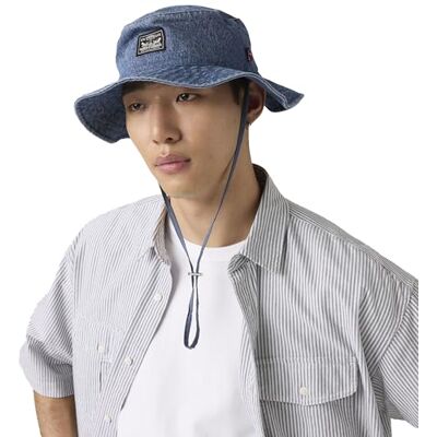 Levis Summer Bucket Hat met trekkoord voor heren Levis Summer Bucket Hat met trekkoord voor heren