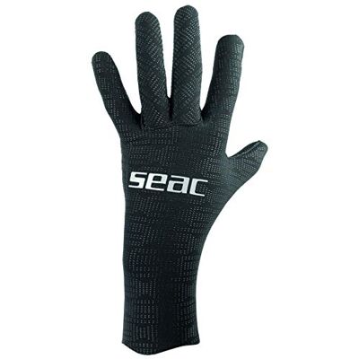 SEAC Ultraflex 2-5 mm ultra elastisch neopreen duikhandschoenen voor speervissen Antislip Zwart XS XXL SEAC Ultraflex 2-5 mm ultra elastisch neopreen duikhandschoenen voor speervissen Antislip Zwart XS XXL