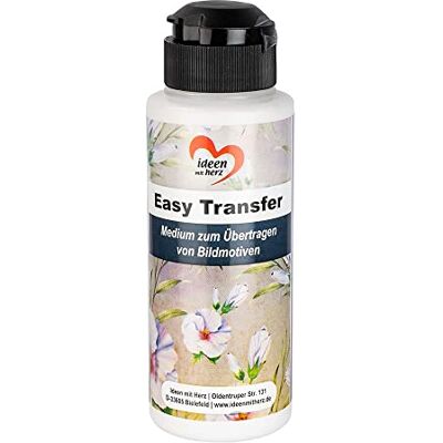 Ideen mit Herz Easy Transfer medium voor het overbrengen van beeldpatronen 120 ml Ideen mit Herz Easy Transfer medium voor het overbrengen van beeldpatronen 120 ml