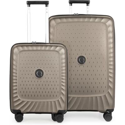 Hauptstadtkoffer Kotti TSA harde koffer met 4 wielen voor vliegtuigen, Champagne, Kofferset Hauptstadtkoffer Kotti TSA harde koffer met 4 wielen voor vliegtuigen, Champagne, Kofferset