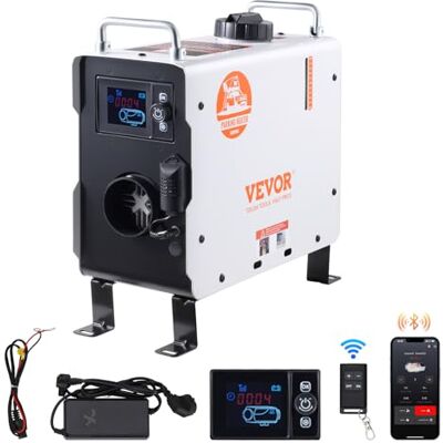 VEVOR Dieselverwarming, 2 kW, 12 V/24 V, alles-in-één dieselverwarming met bluetooth-app-besturing en afstandsbediening en display en CO-alarm, dieselverwarming VEVOR Dieselverwarming, 2 kW, 12 V/24 V, alles-in-één dieselverwarming met bluetooth-app-besturing en afstandsbediening en display en CO-alarm, dieselverwarming