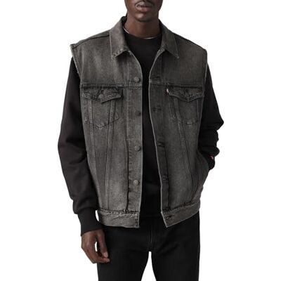 Levis Relaxed Trucker Vest Herenvest (1 stuk) S Levis Relaxed Trucker Vest Herenvest (1 stuk) S