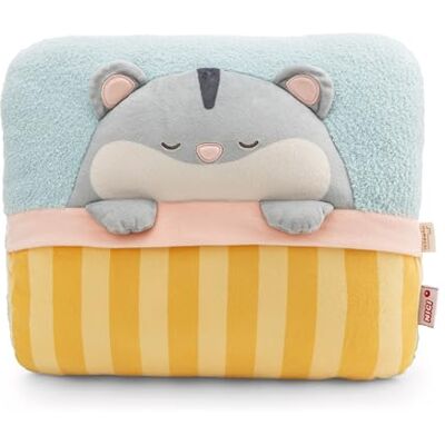 NICI 62918 Knuffel hamster Shai, 35 x 30 x 18 cm, blauw, zacht, schattig, om te knuffelen en te spelen, voor kinderen en volwassenen, cadeau-idee Peluche et coussin tout doux, adorable compagnon à câliner et pour jouer, pour enfants et adultes, excellen NICI 62918 Knuffel hamster Shai, 35 x 30 x 18 cm, blauw, zacht, schattig, om te knuffelen en te spelen, voor kinderen en volwassenen, cadeau-idee Peluche et coussin tout doux, adorable compagnon à câliner et pour jouer, pour enfants et adultes, excellen