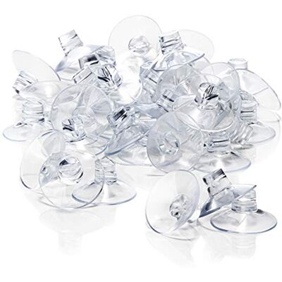 com-four ® 40 x zuignap met kabeldoorvoer voor lichtkettingen com-four ® 40 x zuignap met kabeldoorvoer voor lichtkettingen