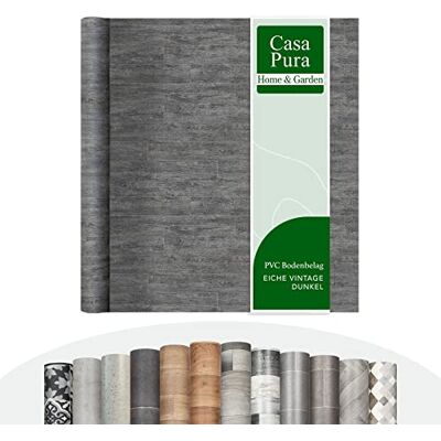 casa pura Vinylvloerbedekking, verkocht per meter, hout-, tegel-, steenlook, van pvc, voor keuken, badkamer en woonkamer, Vancouver 5, 100 x 300 cm casa pura Vinylvloerbedekking, verkocht per meter, hout-, tegel-, steenlook, van pvc, voor keuken, badkamer en woonkamer, Vancouver 5, 100 x 300 cm