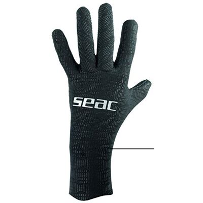SEAC Ultraflex 2-5 mm ultra elastisch neopreen duikhandschoenen voor speervissen Antislip Zwart XS XXL SEAC Ultraflex 2-5 mm ultra elastisch neopreen duikhandschoenen voor speervissen Antislip Zwart XS XXL