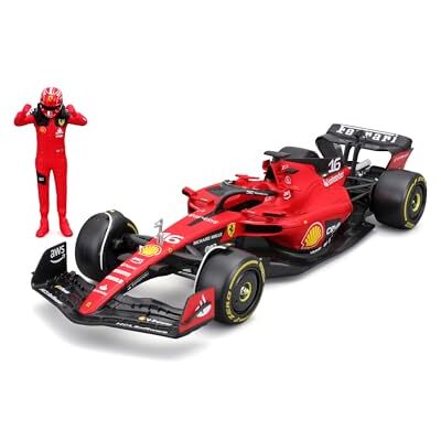 Bburago Ferrari SF-23 Charles Leclerc #16 2023 Realistisch automodel in schaal 1:24 en Charles Leclerc-karakter, officiële Ferrari-licentie, aanbevolen leeftijd 14+ jaar Bburago Ferrari SF-23 Charles Leclerc #16 2023 Realistisch automodel in schaal 1:24 en Charles Leclerc-karakter, officiële Ferrari-licentie, aanbevolen leeftijd 14+ jaar