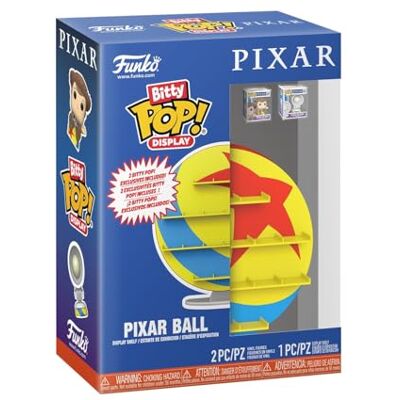 Funko Bitty POP! Pixar Ball Display Stand 2,2 cm Verzamelbaar Inclusief stapelbaar rek Cadeau-idee Feesttassen Funko Bitty POP! Pixar Ball Display Stand 2,2 cm Verzamelbaar Inclusief stapelbaar rek Cadeau-idee Feesttassen