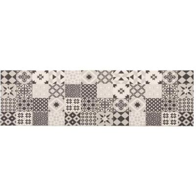 vidaXL Keukentapijt, mozaïek, grijs, 300 x 60 cm, 100% polyamide vidaXL Keukentapijt, mozaïek, grijs, 300 x 60 cm, 100% polyamide