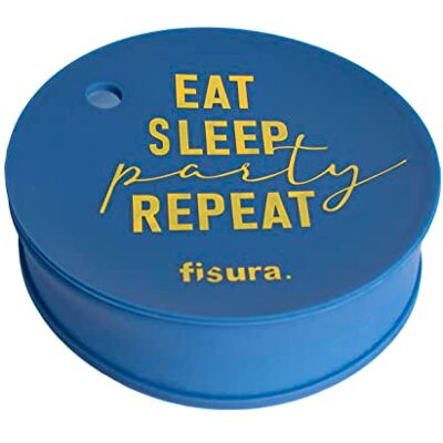Fisura Drugsbestendige drankdeksels. Originele blauwe drankbeschermer. Herbruikbare dop. Overloopvrije bekerbescherming. BPA-vrije siliconen. (1 ud, eat, blauw) Fisura Drugsbestendige drankdeksels. Originele blauwe drankbeschermer. Herbruikbare dop. Overloopvrije bekerbescherming. BPA-vrije siliconen. (1 ud, eat, blauw)
