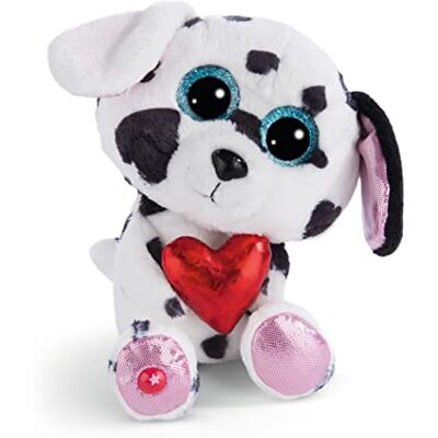 NICI GLUBSCHIS Dalmatische Topaas, 15 cm, wit, duurzaam, zacht pluche, schattig pluche dier om te knuffelen en te spelen, voor kinderen en volwassenen, leuk cadeau-idee NICI GLUBSCHIS Dalmatische Topaas, 15 cm, wit, duurzaam, zacht pluche, schattig pluche dier om te knuffelen en te spelen, voor kinderen en volwassenen, leuk cadeau-idee