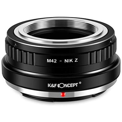K&F CONCEPT M42-NIK Z Bajonetadapter voor M42 lens op Nikon Z 7 en Nikon Z 6 full-size spiegelloze camera K&F CONCEPT M42-NIK Z Bajonetadapter voor M42 lens op Nikon Z 7 en Nikon Z 6 full-size spiegelloze camera
