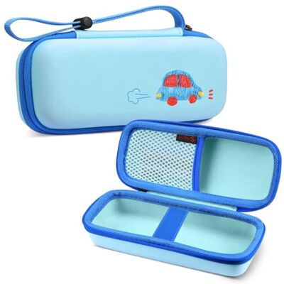 FINTIE Etui voor 3Doodler Start+ Essentials (2024/2023) 3D-printpen voor kinderen, organizer met laadriem, printfilament en USB-oplader (alleen hoes), blauw FINTIE Etui voor 3Doodler Start+ Essentials (2024/2023) 3D-printpen voor kinderen, organizer met laadriem, printfilament en USB-oplader (alleen hoes), blauw