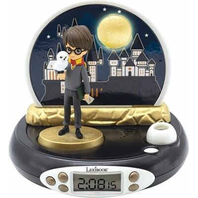 Lexibook , Harry Potter RP500HPLXB Projectorwekker voor kinderen, nachtlampje en plafondprojectie, geluidseffecten, werkt op batterijen, zwart Lexibook , Harry Potter RP500HPLXB Projectorwekker voor kinderen, nachtlampje en plafondprojectie, geluidseffecten, werkt op batterijen, zwart