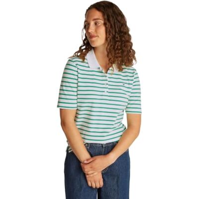 Tommy Hilfiger 1985 Reg Pique Polo Ss Ww0ww43224 dames poloshirt S/S (1 stuk) XL Tommy Hilfiger 1985 Reg Pique Polo Ss Ww0ww43224 dames poloshirt S/S (1 stuk) XL