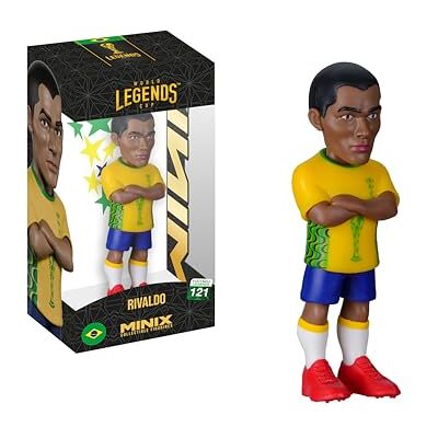 MINIX Football Legends Wereldkampioenschap Legenden #121 Brazilië Rivaldo Verzamelfiguur 12 cm MINIX Football Legends Wereldkampioenschap Legenden #121 Brazilië Rivaldo Verzamelfiguur 12 cm