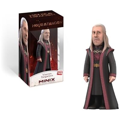 MINIX Verzamelfiguren, 12 cm, Drakenhuis, Viserys Targaryen, verzamelobjecten voor tentoonstelling, cadeau-idee, speelgoed voor kinderen en volwassenen, tv-fans (MN16471) MINIX Verzamelfiguren, 12 cm, Drakenhuis, Viserys Targaryen, verzamelobjecten voor tentoonstelling, cadeau-idee, speelgoed voor kinderen en volwassenen, tv-fans (MN16471)