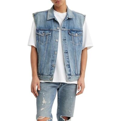 Levis Relaxed Trucker Vest Herenvest (1 stuk) S Levis Relaxed Trucker Vest Herenvest (1 stuk) S
