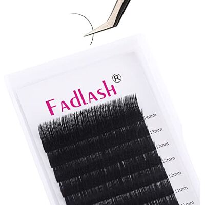 FADLASH Afzonderlijke verdelers 0,15 mm C krul 8-14 mm gemengde lengte loopverlenging mat individuele wimperverlenging FADLASH Afzonderlijke verdelers 0,15 mm C krul 8-14 mm gemengde lengte loopverlenging mat individuele wimperverlenging