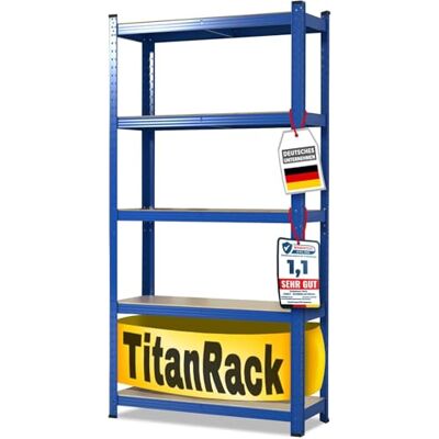 KARAT Zwaar rek voor garage, kelder, werkplaats, steekrek, groot opbergbereik, kelderrek, hoekrek, bandenrek, roosterrek, blauw, 220 x 120 x 45 KARAT Zwaar rek voor garage, kelder, werkplaats, steekrek, groot opbergbereik, kelderrek, hoekrek, bandenrek, roosterrek, blauw, 220 x 120 x 45