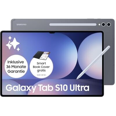 Samsung Galaxy Tab S10 Ultra AI Android Tablet 12 GB RAM 1 TB geheugen AMOLED-display Anti-reflecterende coating Inclusief S Pen 5G Moonstone Gray Samsung Galaxy Tab S10 Ultra AI Android Tablet 12 GB RAM 1 TB geheugen AMOLED-display Anti-reflecterende coating Inclusief S Pen 5G Moonstone Gray