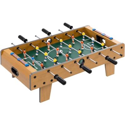 HOMCOM Babyvoetbaltafel voor jongeren vanaf 6 jaar, 69 x 37 x 24 cm 2 Ballonnen, 18 Spelers HOMCOM Babyvoetbaltafel voor jongeren vanaf 6 jaar, 69 x 37 x 24 cm 2 Ballonnen, 18 Spelers