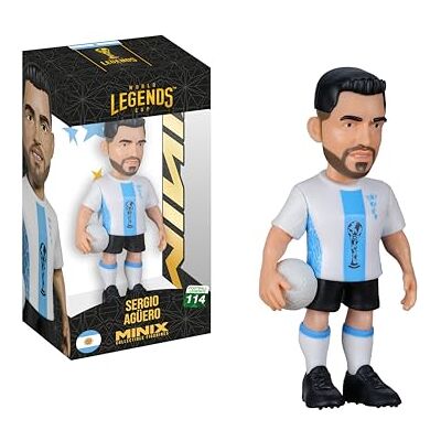 MINIX Football Legends Wereldkampioenschap Legenden #114 Argentinië Agüero Verzamelfiguur 12 cm MINIX Football Legends Wereldkampioenschap Legenden #114 Argentinië Agüero Verzamelfiguur 12 cm