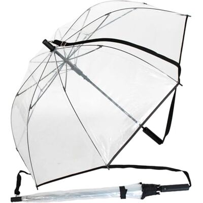 iX-brella Automatische paraplu met schouderriem, transparant, 100 cm iX-brella Automatische paraplu met schouderriem, transparant, 100 cm