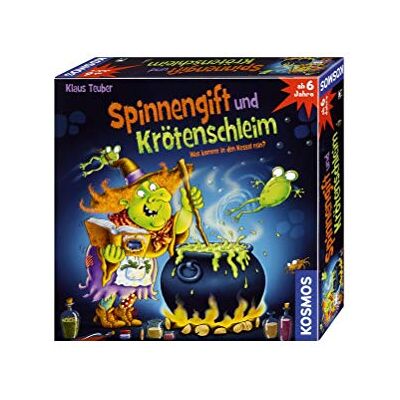 Kosmos Spinnengift und Krötenschleim: Was kommt in den Kessel rein? für 2-4 Spieler Kosmos Spinnengift und Krötenschleim: Was kommt in den Kessel rein? für 2-4 Spieler