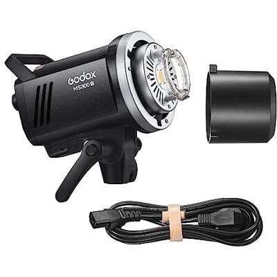GODOX MS300-V Verbeterde Studio Flash 300Ws Stroboscopisch Licht GN58 0.1-1.8S Recyclingtijd 5600 ± 200K Draadloos X-systeem 2.4G met LED modelleerlamp 10W Bowens Mount GODOX MS300-V Verbeterde Studio Flash 300Ws Stroboscopisch Licht GN58 0.1-1.8S Recyclingtijd 5600 ± 200K Draadloos X-systeem 2.4G met LED modelleerlamp 10W Bowens Mount
