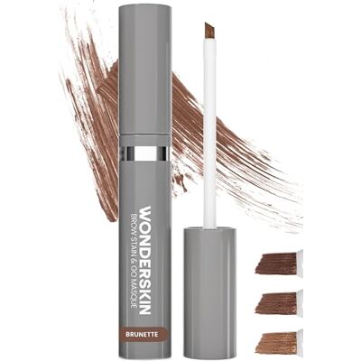 Wonderskin Øjenbrynsfarve Wonder Blading Brow Stain & Go masker De transferbestendige wenkbrauwvlek biedt een waterdichte en vlekbestendige kleur die de hele dag meegaat. Wonderskin Øjenbrynsfarve Wonder Blading Brow Stain & Go masker De transferbestendige wenkbrauwvlek biedt een waterdichte en vlekbestendige kleur die de hele dag meegaat.