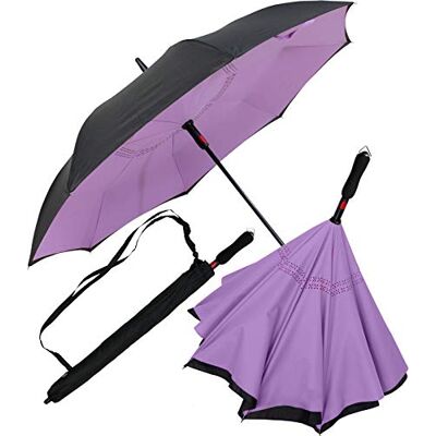 iX-brella Omgekeerde paraplu met automatische opening aan de achterkant iX-brella Omgekeerde paraplu met automatische opening aan de achterkant