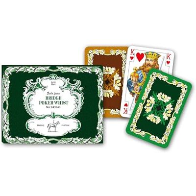 Piatnik 2432 Poker Whist Bridge 2 x 55 kaarten Piatnik 2432 Poker Whist Bridge 2 x 55 kaarten