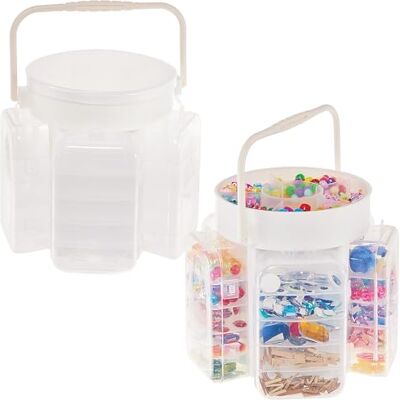 Baker Ross FN262 Craft Caddy 1 stuk, draagbare opbergcontainer voor kunst en handwerk Baker Ross FN262 Craft Caddy 1 stuk, draagbare opbergcontainer voor kunst en handwerk