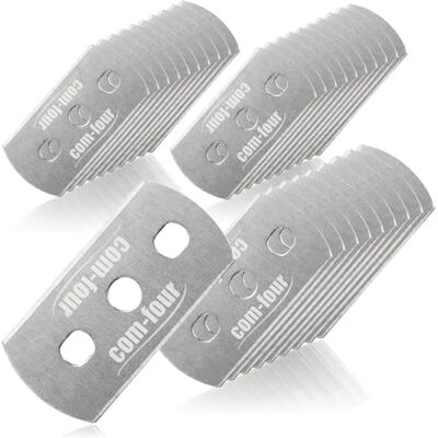 com-four 30 stuks reservemessen voor schraper, reinigingsgereedschap, reservemes voor oven en fornuis, reserveschraper, geschikt voor oven en fornuis (30 messen com-four 30 stuks reservemessen voor schraper, reinigingsgereedschap, reservemes voor oven en fornuis, reserveschraper, geschikt voor oven en fornuis (30 messen