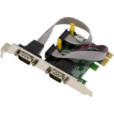 KALEA-INFORMATIQUE 2-poorts PCIe RS232 serie controllerkaart met 5V of 12V POS Power on Serial voeding. ASIX 99100 chipset, lage en high-profile hoek KALEA-INFORMATIQUE 2-poorts PCIe RS232 serie controllerkaart met 5V of 12V POS Power on Serial voeding. ASIX 99100 chipset, lage en high-profile hoek