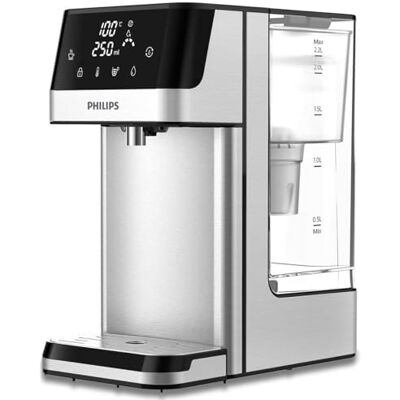 Philips Waterstation, gefilterde warmwaterdispenser, inhoud 2,2 l, 6 temperatuurvoorinstellingen, touchscreen Philips Waterstation, gefilterde warmwaterdispenser, inhoud 2,2 l, 6 temperatuurvoorinstellingen, touchscreen