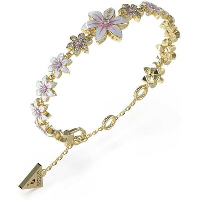 GUESS Damesarmband Witte Lotus Collectie Bloem Symbool Maat S Kleur Goud En Wit Referentie JUBB04128JWYGWHS Staal GUESS Damesarmband Witte Lotus Collectie Bloem Symbool Maat S Kleur Goud En Wit Referentie JUBB04128JWYGWHS Staal