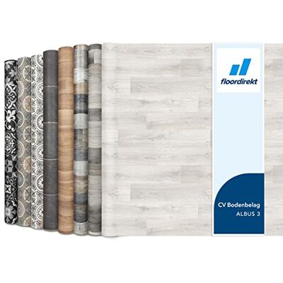 Floordirekt Vinylvloerbedekking in houtlook, antislip, onderhoudsvriendelijk, 200 x 700 cm, Albus 3 Floordirekt Vinylvloerbedekking in houtlook, antislip, onderhoudsvriendelijk, 200 x 700 cm, Albus 3