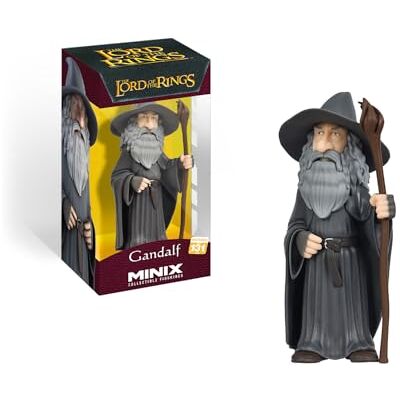 MINIX Collectible Figuren, verzamelfiguur, Lord of the Rings, Gandalf, cadeau-idee, speelgoed voor kinderen en volwassenen, filmfans (MN16136) MINIX Collectible Figuren, verzamelfiguur, Lord of the Rings, Gandalf, cadeau-idee, speelgoed voor kinderen en volwassenen, filmfans (MN16136)