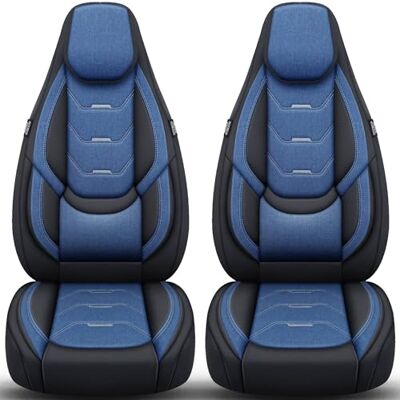 BREMER SITZBEZÜGE Housses de protection compatibles pour Mercedes Sprinter W902 1995-06 Noir/bleu H6 BREMER SITZBEZÜGE Housses de protection compatibles pour Mercedes Sprinter W902 1995-06 Noir/bleu H6