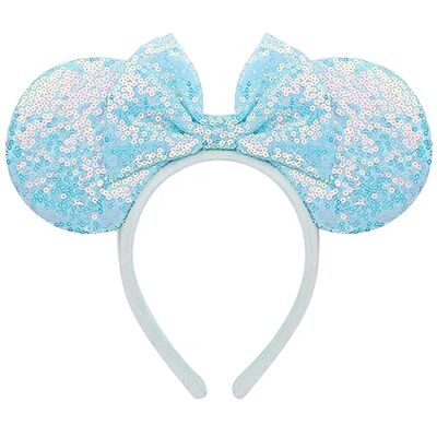 DRESHOW 2 diadeems met muizenoren, pailletten, feestdecoratie, verkleedkostuum voor meisjes en vrouwen Eén maat DRESHOW 2 diadeems met muizenoren, pailletten, feestdecoratie, verkleedkostuum voor meisjes en vrouwen Eén maat