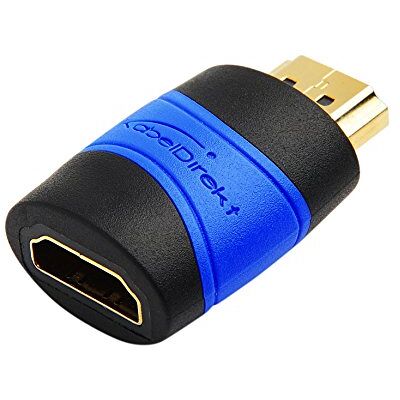 KabelDirekt HDMI-adapter compatibel met (HDMI 1.4/2.0/2.0a, vrouwelijk > stekker, high-speed met Ethernet) HDMI 1.4/2.0/2.0a, femelle > fiche, haut débit avec Ethernet KabelDirekt HDMI-adapter compatibel met (HDMI 1.4/2.0/2.0a, vrouwelijk > stekker, high-speed met Ethernet) HDMI 1.4/2.0/2.0a, femelle > fiche, haut débit avec Ethernet