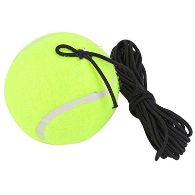 Bewinner Tennisbal met trekkoord, tennis, beginners, bal, tennistrainer, set met 4 m, elastische rubberen string voor kinderen, praktische beginners Bewinner Tennisbal met trekkoord, tennis, beginners, bal, tennistrainer, set met 4 m, elastische rubberen string voor kinderen, praktische beginners