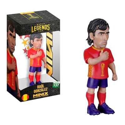 MINIX Football Legends Wereldkampioenschap Legenden #137 Spanje Raúl Verzamelfiguur 12 cm MINIX Football Legends Wereldkampioenschap Legenden #137 Spanje Raúl Verzamelfiguur 12 cm