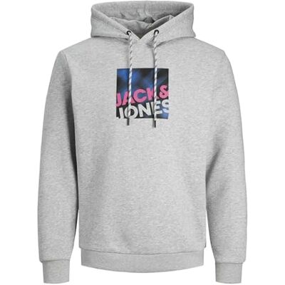 Jack & Jones Sweat À Capuche Jcologan Aw23 Sweatshirt à capuche Homme L Jack & Jones Sweat À Capuche Jcologan Aw23 Sweatshirt à capuche Homme L